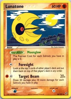 Lunatone 36/107 - EX Deoxys Pokemon Card TCG - Image 1