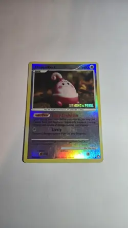 Happiny - [Diamond & Pearl] 052/123 Burger King Reverse Holo Pokemon Card - Image 1