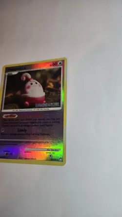 Happiny - [Diamond & Pearl] 052/123 Burger King Reverse Holo Pokemon Card - Image 2
