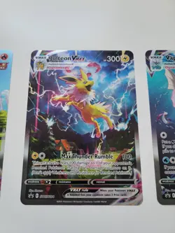 Vaporeon, Jolteon, Flareon VMAX jumbo Pokemon Cards Lot - Image 3