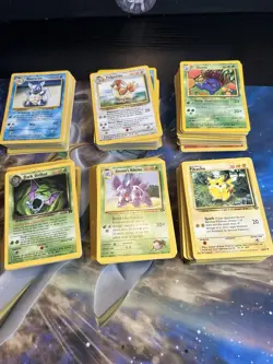 Vintage Pokemon Bulk Card Lot of 300+ WotC Includes Only Non-Holos Common-Rare - Image 1