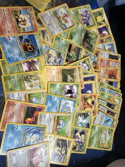 Vintage Pokemon Bulk Card Lot of 300+ WotC Includes Only Non-Holos Common-Rare - Image 2
