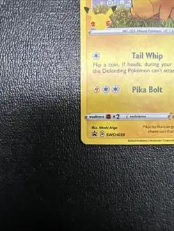 Pikachu - (General Mills) SWSH039 Miscellaneous Cards & Products Holo - Image 2