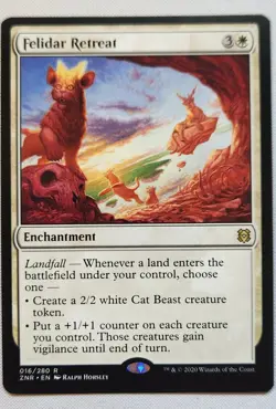 MTG Magic [x1] Felidar Retreat [x1] Zendikar Rising M/NM - Image 1