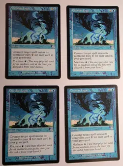 4x Circular Logic x4 - Torment - MTG Magic LP - Image 1