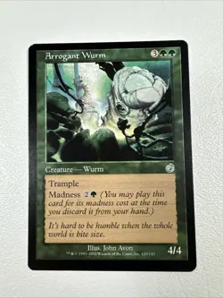 Arrogant Wurm - LP Regular #120 Uncommon Torment Regular MTG - Image 1