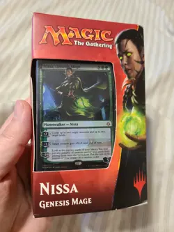 MTG Magic Nissa Genesis Mage Planeswalker Sealed Deck Hour of Devastation - Image 1