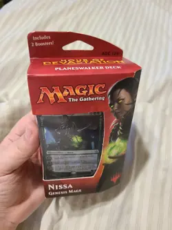 MTG Magic Nissa Genesis Mage Planeswalker Sealed Deck Hour of Devastation - Image 2