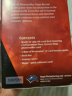 MTG Magic Nissa Genesis Mage Planeswalker Sealed Deck Hour of Devastation - Image 5