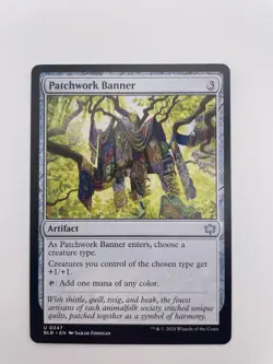 1xMTG Patchwork Banner-Bloomburrow-LP - Image 1