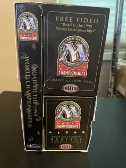 mtg Road To The 1998 World Championship Magic The Gathering VHS and Randy deck - Image 1