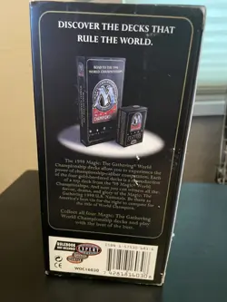 mtg Road To The 1998 World Championship Magic The Gathering VHS and Randy deck - Image 2