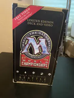 mtg Road To The 1998 World Championship Magic The Gathering VHS and Randy deck - Image 3