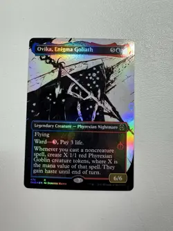 Ovika, Enigma Goliath (Step and Compleat Borderless FOIL) #474 NM/MINT ONE MTG - Image 1
