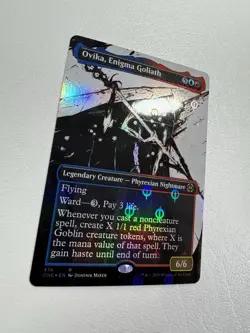 Ovika, Enigma Goliath (Step and Compleat Borderless FOIL) #474 NM/MINT ONE MTG - Image 2