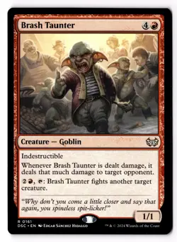 Brash Taunter 161 Commander: Duskmourn: House of Horror NM - Image 1