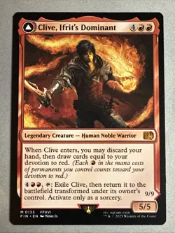 MTG / Clive, Ifrit's Dominant / FIN / #133 / Regular / Mythic / NM - Image 1