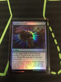 MTG Magic The Gathering Essence Anchor Foil Blue Artifact Zombie Commander - Image 1