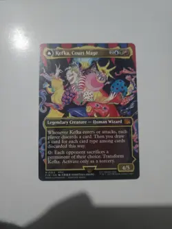 MTG - Kefka, Court Mage (0322) (Borderless) - FINAL FANTASY NM - Image 1