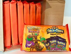 Pokemon TCG Trick or Trade Booster Bundle 35 Mini Halloween Packs 3 Cards - 105 - Image 1