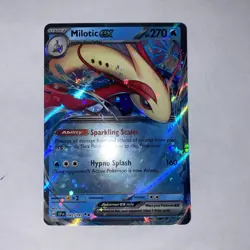 2024 Pokemon Surging Sparks #42/191 Milotic ex DOUBLE RARE Holo Card Near Mint - Image 1
