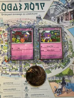 Drifloon 005 & Drifblim 006 Promo+Lucario Coin Pokemon TCG Mega Evolution - Image 1