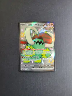 Great Tusk Ex 072 Pokemon TCG S&V Black Star Promo Holo NM - Image 2