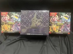 Paldean Fates Pokemon Center Elite Trainer Box ETB +2 Booster Bundles (lot) - Image 1