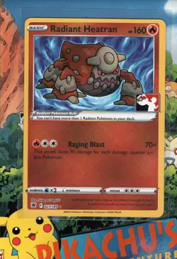 Pokemon Radiant Heatran 027/189 Prize Pack Play League Series 3 Stamped NM/M - Image 1
