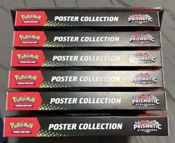 Pokemon Prismatic Evolutions Poster Collection Sealed, 6-Pack - Image 2