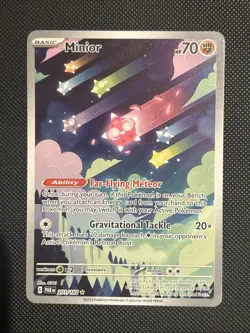Minior 201/182 SV04 Paradox Rift Full Art English Illustration Rare Pokemon TCG - Image 1