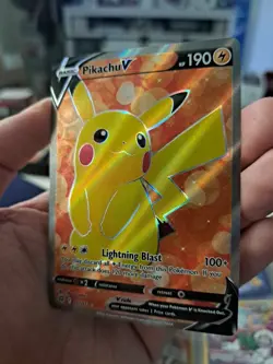 Pokemon TCG Pikachu V Sword & Shield Brilliant Stars 157/172 Full Art P4CK FRESH - Image 2
