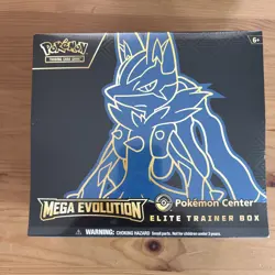 Pokemon Center Mega Evolutions Lucario Elite Trainer Box ETB Brand New - Image 1