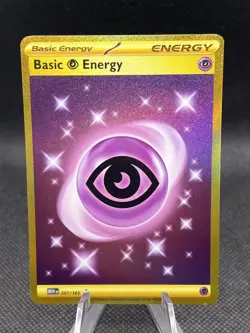 Pokemon TCG 151 Gold Hyper Rare Psychic Energy 207/165 Near Mint - Image 1