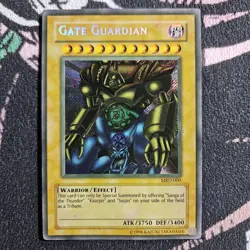 MISPRINT FADED Gate Guardian MRD-EN000 Unlimited Secret Rare MP - Image 1