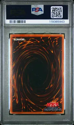 2008 YU-GI-OH! JPN CSOC-CROSSROADS OF CHAOS GHOST RARE BLACK ROSE DRAGON PSA 9 - Image 2