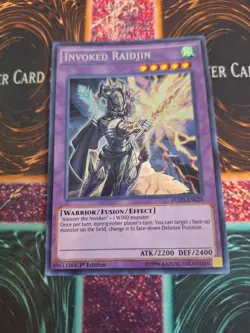 Yu-Gi-Oh! Invoked Raidjin FUEN-EN028 Secret Rare 1st Edition Near Mint - Image 1