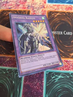 Yu-Gi-Oh! Invoked Raidjin FUEN-EN028 Secret Rare 1st Edition Near Mint - Image 2
