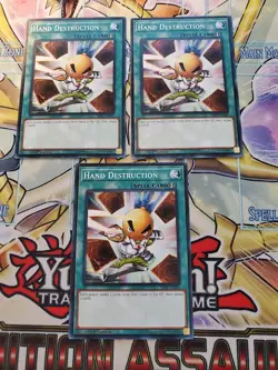 Yugioh - Hand Destruction SR06-EN025 NM 1st ed Common x3 - Image 1