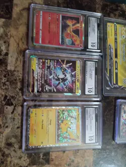 Pokemon TCG Lot Pikachu V Jumbo Promo Card And 7 Graded, 6 From Cgc And 1 Ags - Image 4