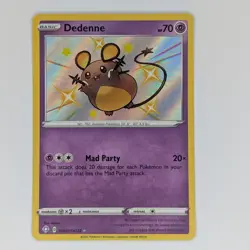 Dedenne SV051/SV122 Baby Shiny NM Shining Fates Pokemon TCG Card - Image 1