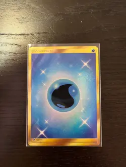 Pokemon TCG Water Energy S&M Crimson Invasion 124/111 Gold Secret Rare Card NM - Image 1
