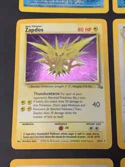 Vintage Pokemon Cards Rare Holo Lot WOTC 1999 MP/HP - Image 5