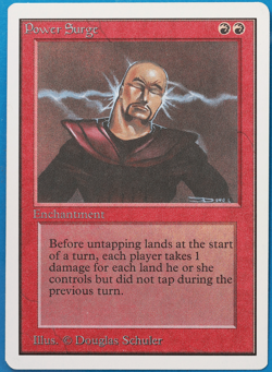 Power Surge Unlimited NM Red Rare MAGIC THE GATHERING CARD (ID# 497207) ABUGames - Image 1