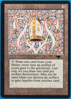 Urza's Miter Antiquities NM (Reserved List MTG Magic Card) (499612) ABUGames - Image 1