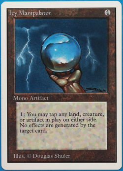 Icy Manipulator Unlimited NM Artifact Uncommon MAGIC CARD (ID# 499209) ABUGames - Image 1