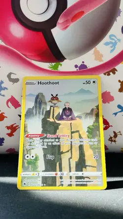 Pokemon TCG Hoothoot Astral Radiance Holo Rare Card TG12/TG30 NM Condition - Image 3