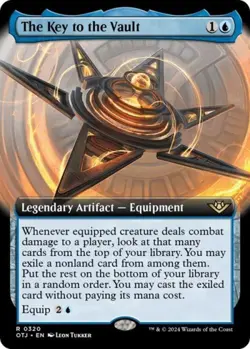 ~ The Key to the Vault (Extended Art) ~ NM ~ Outlaws of Thunder Junction ~ MTG ~ - Image 1