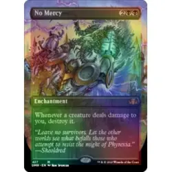 FOIL NO MERCY (BORDERLESS) Dominaria Remastered Magic MTG MINT CARD - Image 1