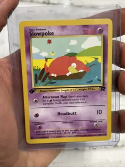 Pokemon Slowpoke 67/82 1st Edition Team Rocket Pokemon Card NM/MT Vintage Vtg - Image 2